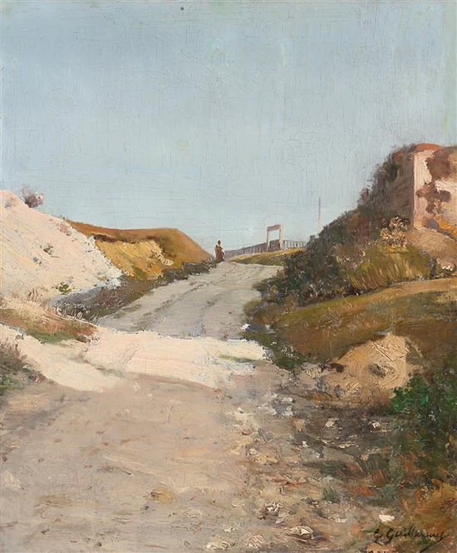 Figura in un paesaggio